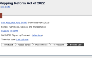 President Joe Biden signed the Ocean Shipping Reform Act of 2022 into law