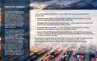U.S. CBP Releases Green Trade Strategy Committing to a More Sustainable Future for Trade