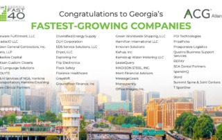 Association for Corporate Growth, ACG, Fast 40, Green Worldwide Shipping, Thomas Jorgensen, freight forwarder, 3pl, Annual Georgia Fast 40 Awards