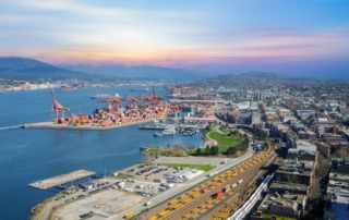 Vancouver,Aerial,View,Of,The,Container,Terminal,,Canada