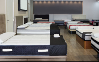 Photo,Of,New,Comfortable,Mattresses,In,The,Shop