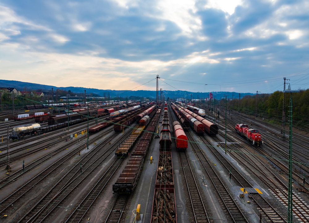 Railway,Freight,Station,Panorama,In,Hagen,Vorhalle,Westphalia,Germany,With