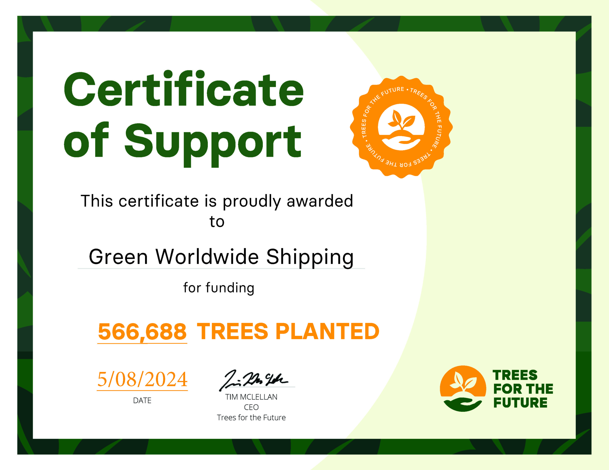 Trees, agroforestry, forest gardens, sequester carbon, green worldwide shipping