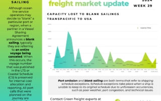 freight market update, port congestion, capacity, cape of good hope, severe weather, railcar shortage