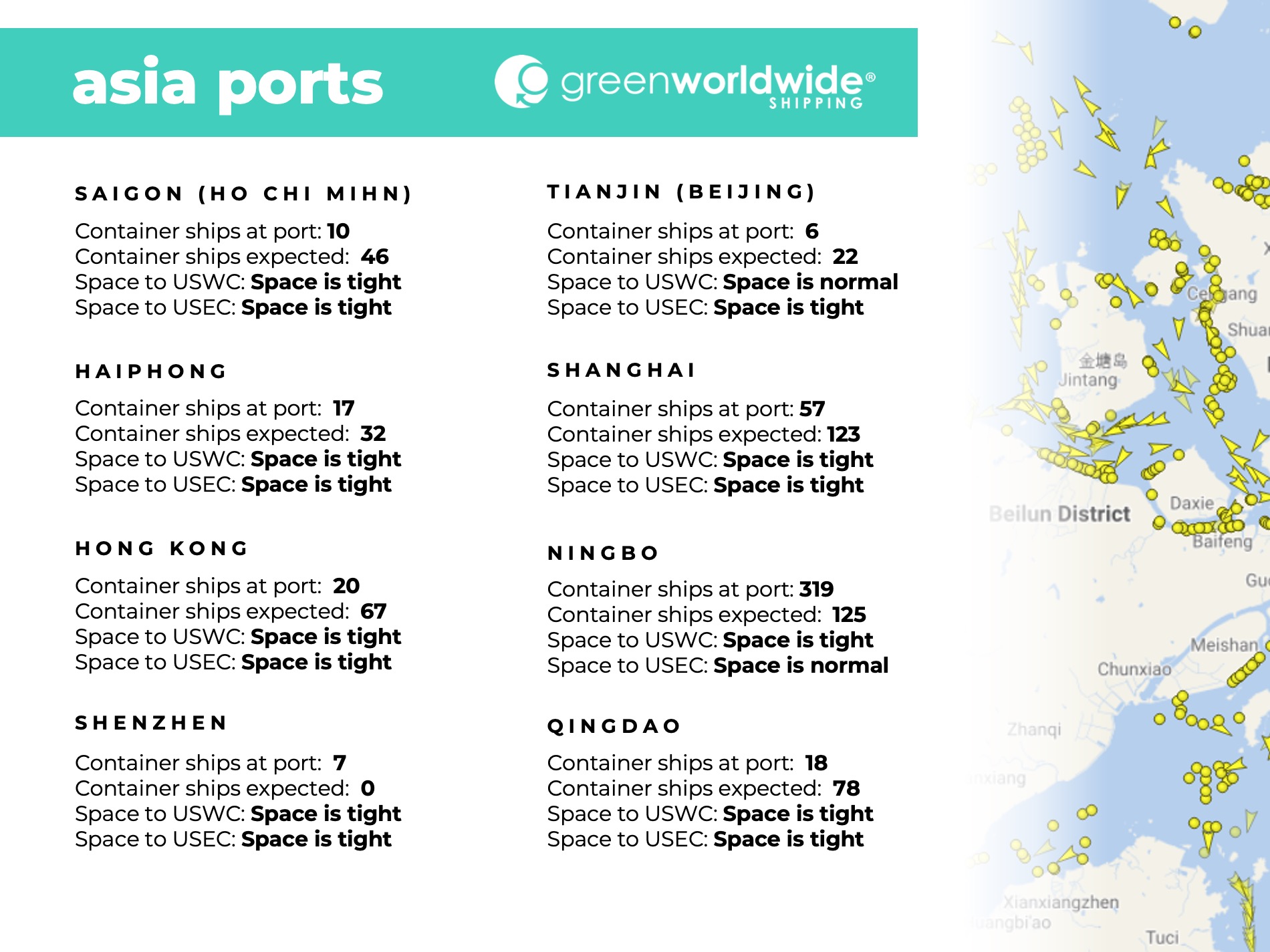 Freight Market Update Week 50 2024.6 port congestion, blank sailings, blank sailing, port omissions