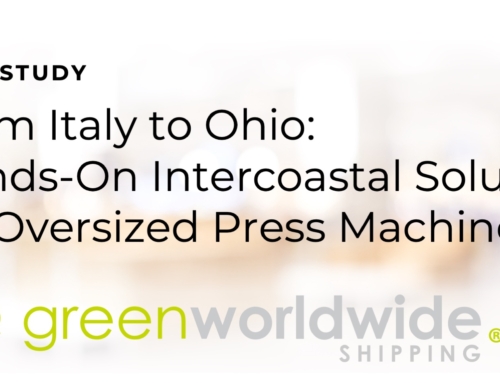 FROM ITALY TO OHIO: HANDS-ON INTERCOASTAL SOLUTION FOR OVERSIZED PRESS MACHINES