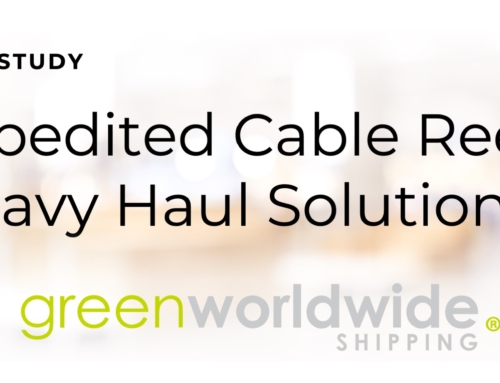 EXPEDITED CABLE REEL HEAVY HAUL SOLUTION