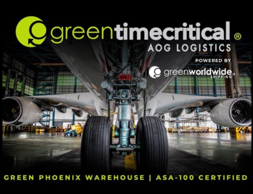 GREEN WORLDWIDE SHIPPING EARNS ASA-100 CERTIFICATION FOR TIME-CRITICAL AVIATION LOGISTICS