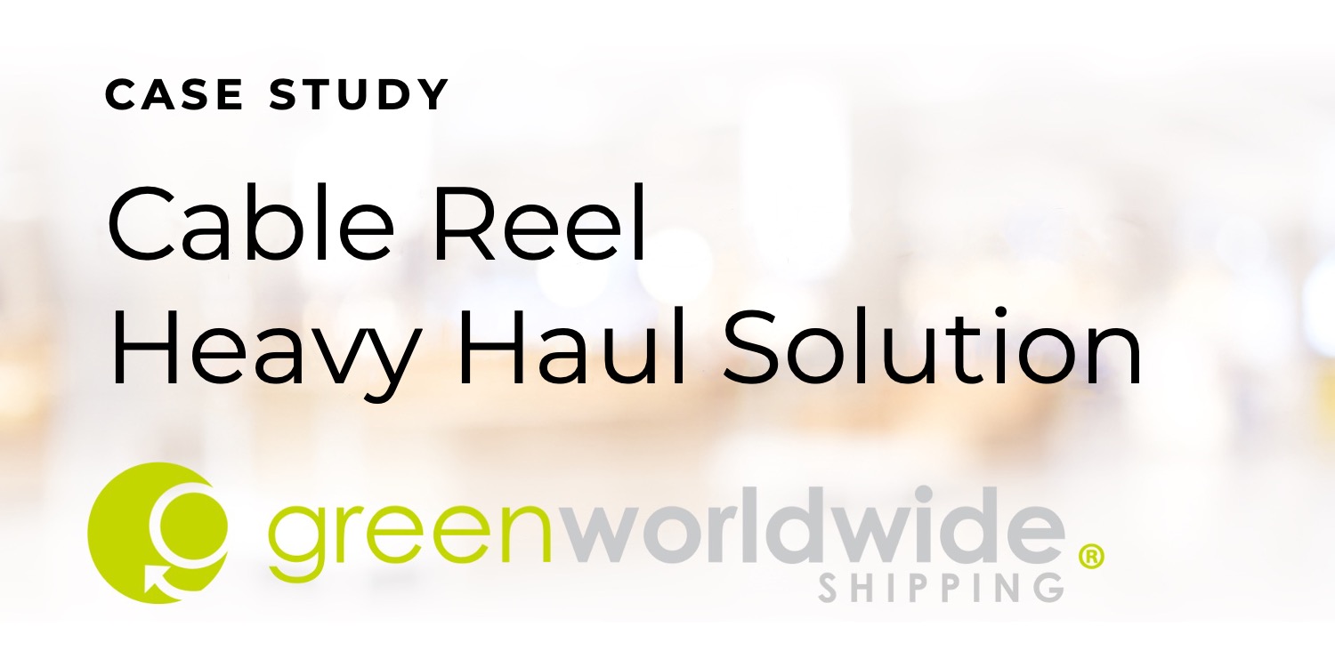 heavy haul trucking, heavy lift, cable reel, Port of Houston, Port Houston, project management, project cargo