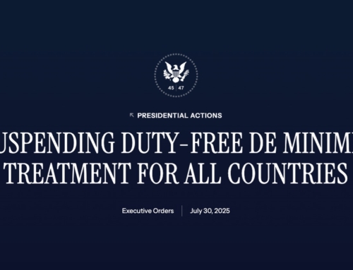 THE END OF DUTY-FREE DE MINIMIS IS NEAR