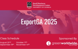 Green Worldwide Shipping, Incoterms, ExportGA, ExportGA 2025, University of Georgia