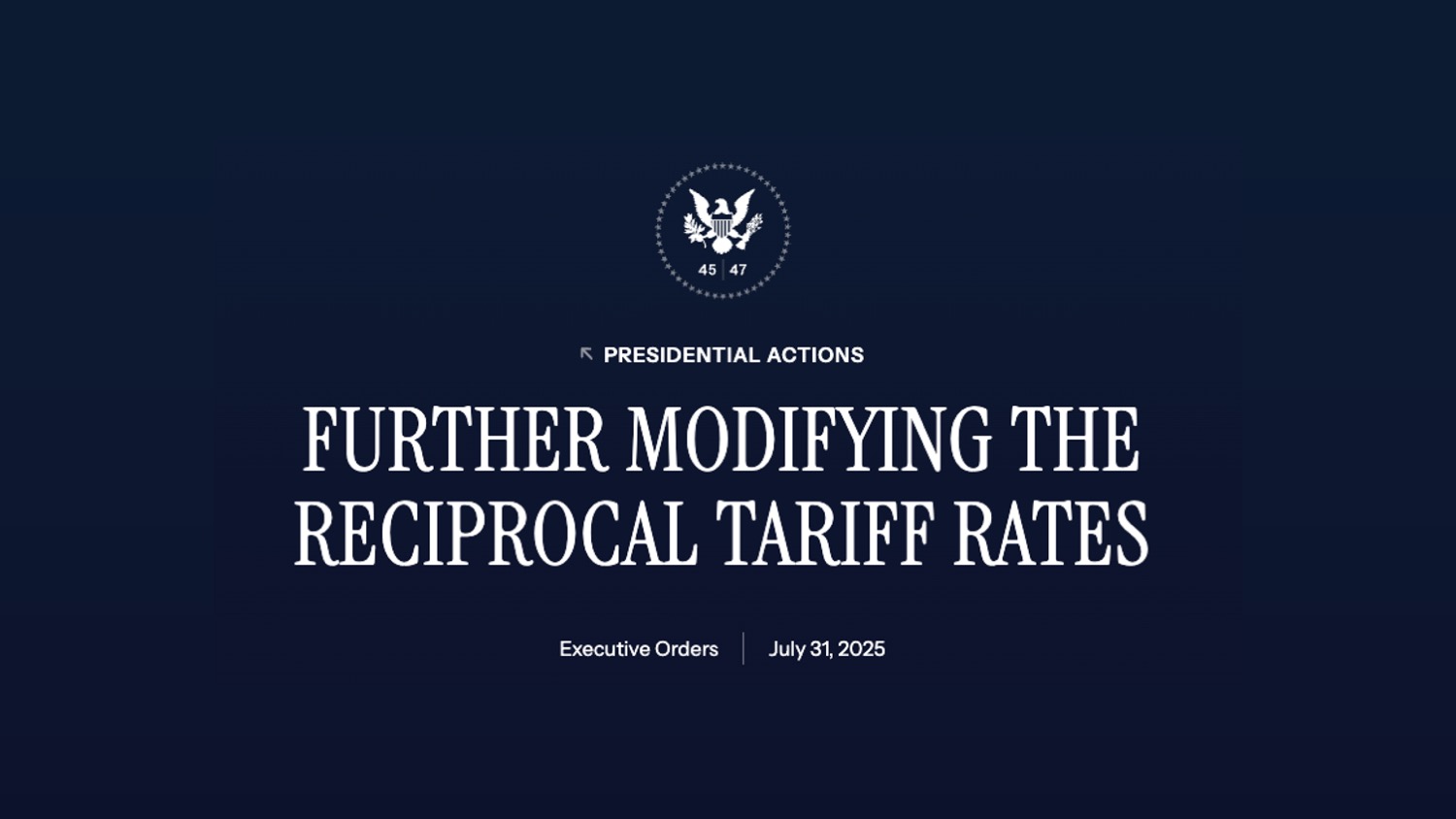 IEEPA, Trump Tariffs, Reciprocal Tariffs, EU, Trade War, U.S. Trade Policy