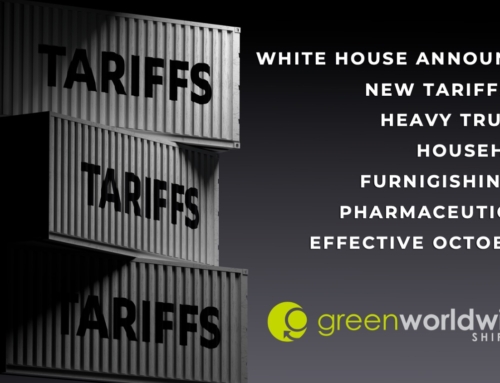WHITE HOUSE ANNOUNCES NEW IMPORT TARIFFS EFFECTIVE OCTOBER 1, 2025