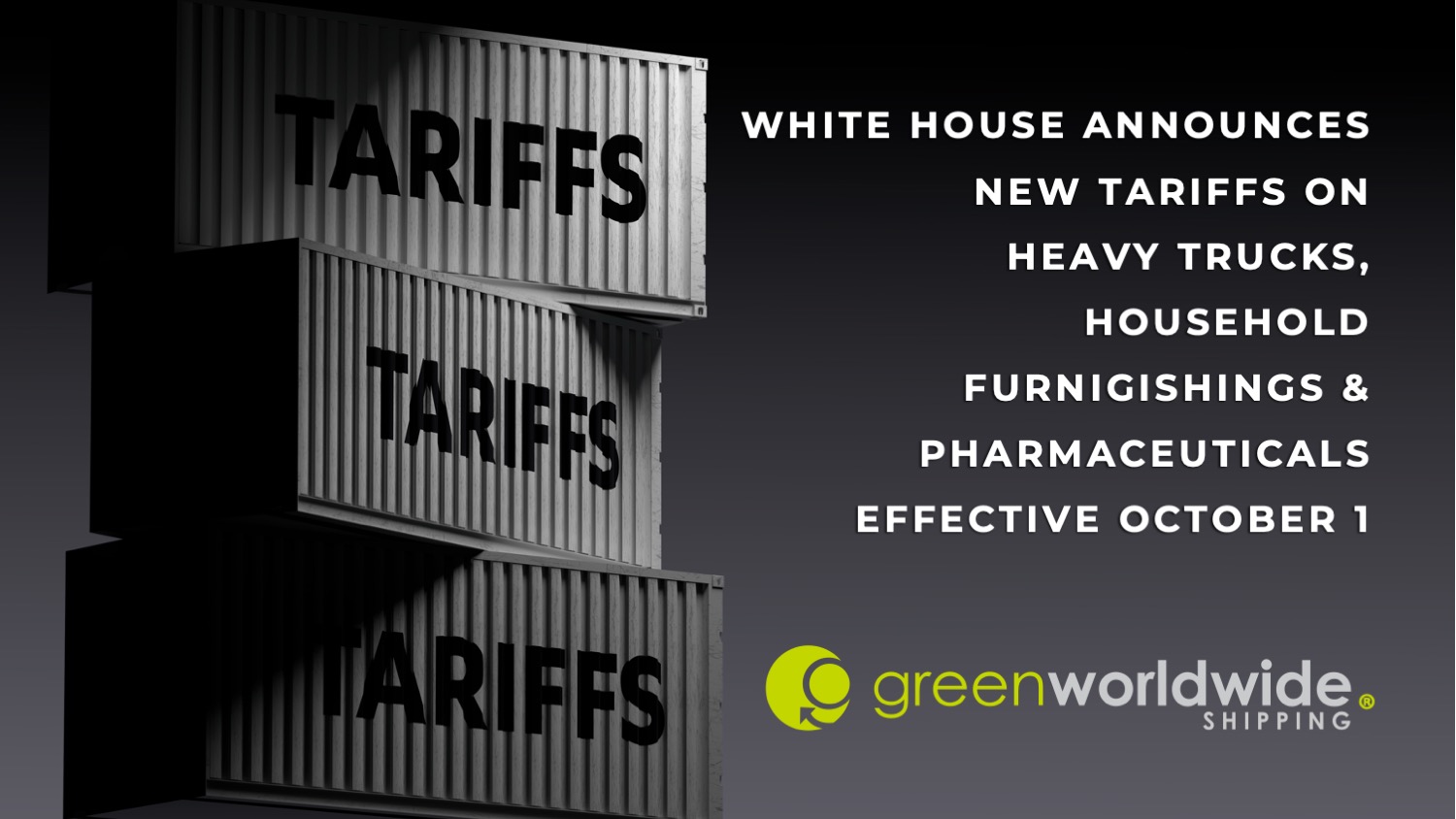 Tariffs, Trump Tariffs, Trade War, Pharmaceutical product tariff, branded pharmaceutical product tariffs, heavy truck tariff, furniture tariff, white house, IEEPA, Section 232, Section 301