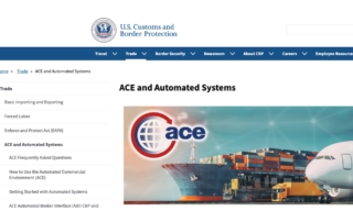 CBP, ACE, Manifests, Automated Rejection