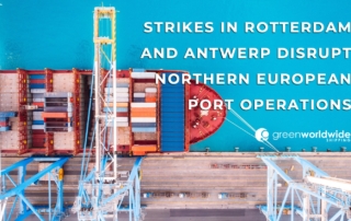 FNV Havens, Lashers, Port Strike, Port of Rotterdam, Port of Antwerp, Port Congestion