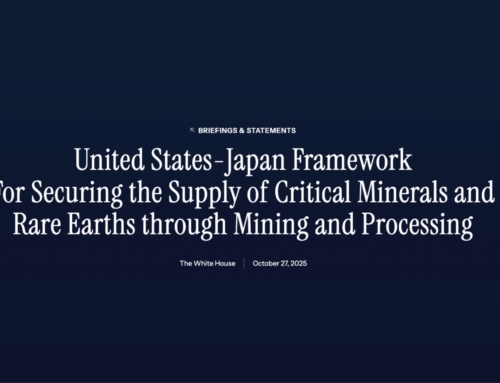 U.S. AND JAPAN SIGN STRATEGIC FRAMEWORKS TO STRENGTHEN TECHNOLOGY, ENERGY, AND CRITICAL MINERALS COOPERATION