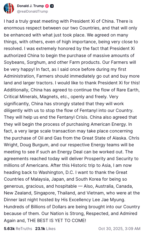 White House, U.S.-China Trade, Truth Social, President Trump, Trump Tariffs