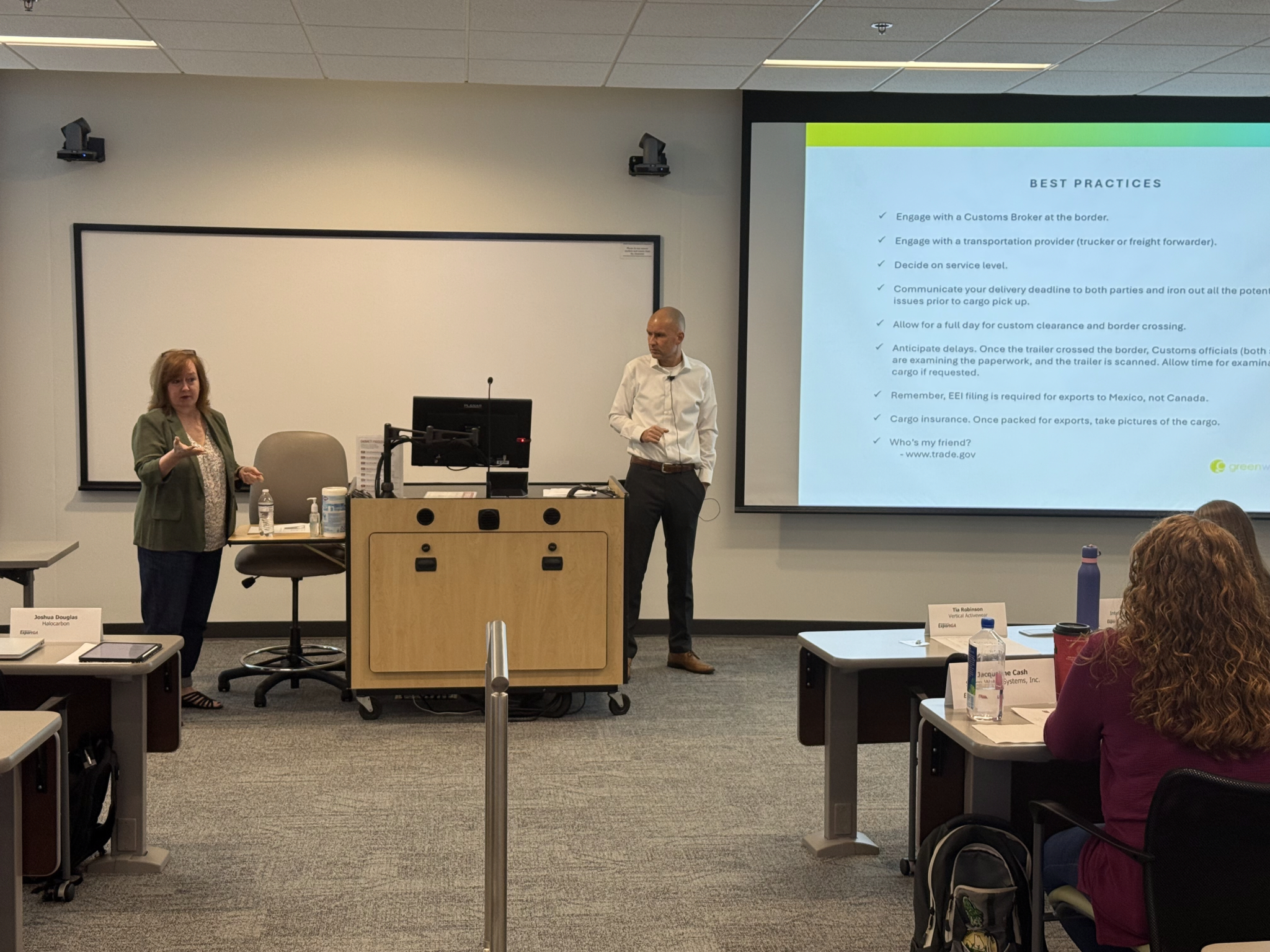 ExportGA program, export training for small businesses, Georgia small business exporters, international trade training, logistics education for exporters, freight forwarding and Incoterms training, USMCA export compliance, Foreign Trade Zones and duty drawback, supply chain challenges for exporters, University of Georgia SBDC ExportGA, Green Worldwide Shipping community involvement