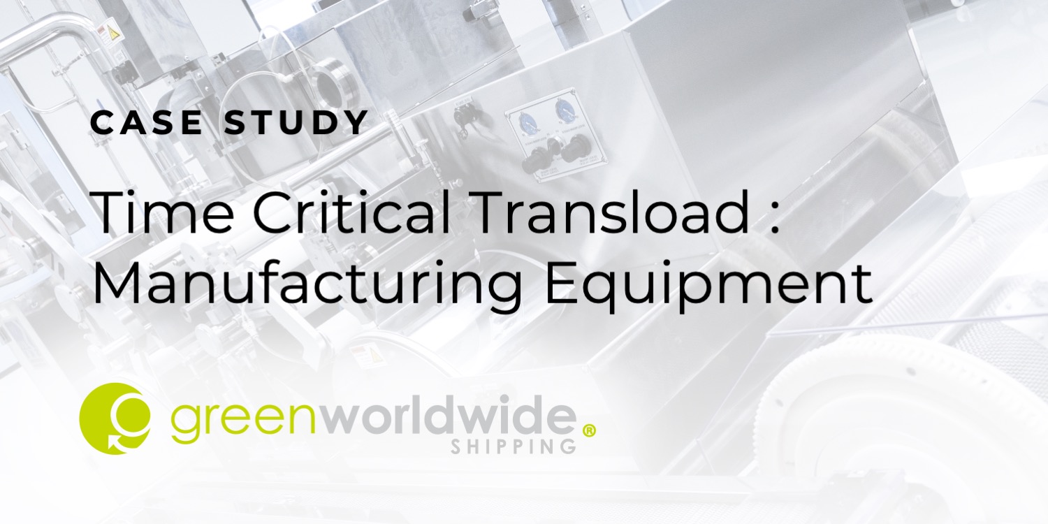 inland logistics for production equipment, flat-rack cargo inland handling, transload strategy for manufacturing equipment, time-critical inland delivery, port-to-plant execution