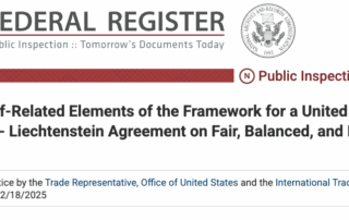U.S.-Switzerland trade agreement, U.S.-Liechtenstein trade framework, reciprocal tariff implementation, HTSUS tariff modifications, Executive Order 14346 tariffs, MFN versus reciprocal tariffs, tariff exemptions for aligned partners, Section 232 tariff treatment, customs entry requirements, importer compliance considerations
