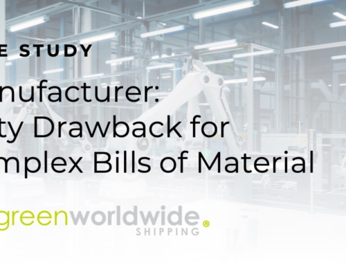 DUTY DRAWBACK FOR COMPLEX BILLS OF MATERIAL