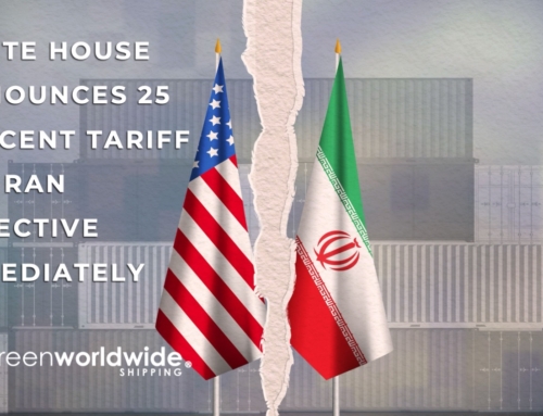 WHITE HOUSE ANNOUNCES 25 PERCENT TARIFF ON IRAN EFFECTIVE IMMEDIATELY