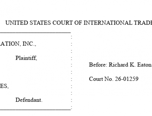 CIT EXPANDS IEEPA TARIFF REFUND ORDER TO INCLUDE BRAZIL AND INDIA, MAINTAINS IMPLEMENTATION PAUSE