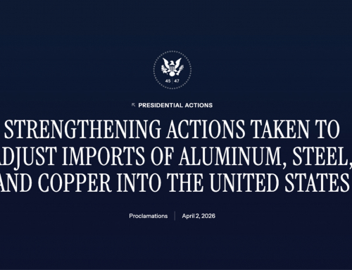 SECTION 232 EXPANSION APPLIES FULL-VALUE TARIFFS TO ADDITIONAL STEEL, ALUMINUM, AND COPPER DERIVATIVE PRODUCTS