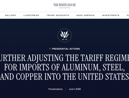 SECTION 232 TARIFF REDUCTIONS FOR AGRICULTURAL, HVAC AND MOBILE INDUSTRIAL EQUIPMENT EFFECTIVE JUNE 8, 2026