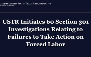 USTR proposes 10% and 12.5% tariffs on imports from 60 economies under a Section 301 forced labor investigation.