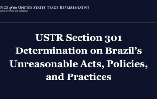 USTR proposed a 25% Section 301 tariff on Brazilian imports on June 1, 2026, with more than 1,600 HTSUS exemptions. Key implications for shippers and importers.