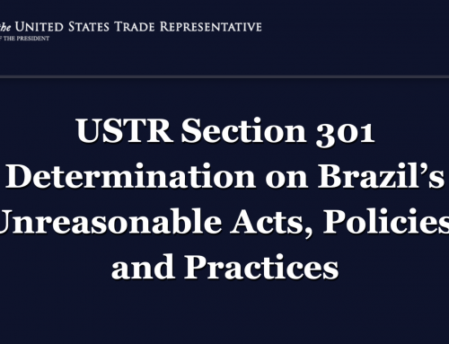 USTR PROPOSES 25% SECTION 301 TARIFF ON BRAZILIAN GOODS: 1,200+ HTS EXEMPTIONS AND 430 AIRCRAFT CARVE-OUTS