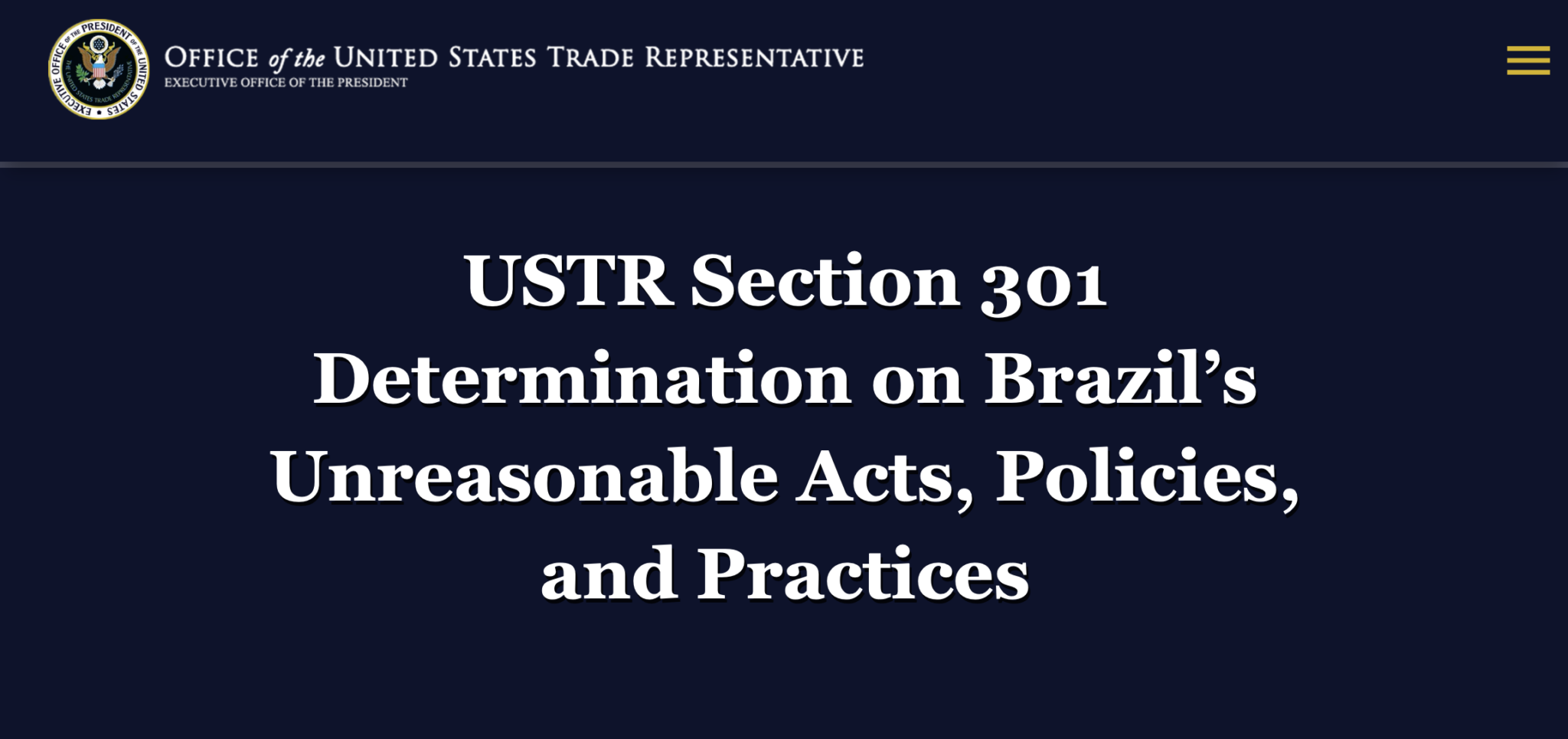 USTR proposed a 25% Section 301 tariff on Brazilian imports on June 1, 2026, with more than 1,600 HTSUS exemptions. Key implications for shippers and importers.